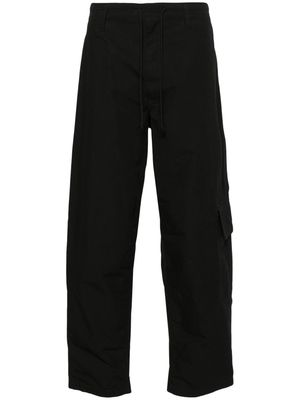 Yohji Yamamoto A-Side Tuck wide-leg trousers - Black