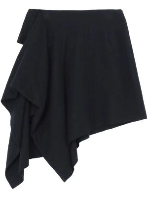 Yohji Yamamoto asymmetric short skirt - Black