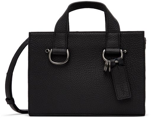 Yohji Yamamoto Black Mini Zipper Duffle Bag