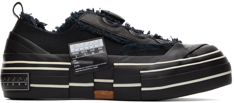 Yohji Yamamoto Black xVessel Edition Dial Sneakers