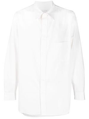 Yohji Yamamoto button-down shirt - White