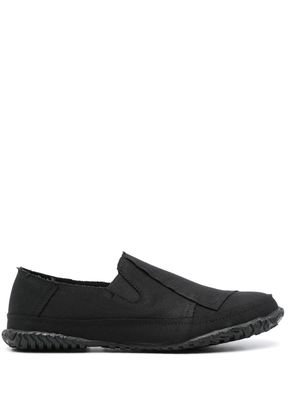 Yohji Yamamoto canvas slip-on sneakers - Black