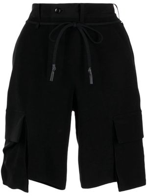 Yohji Yamamoto cargo-pocket cotton shorts - Black