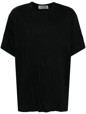 Yohji Yamamoto cotton-blend T-shirt - Blue