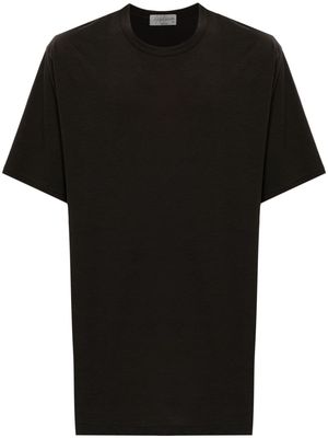 Yohji Yamamoto cotton-jersey T-shirt - Brown