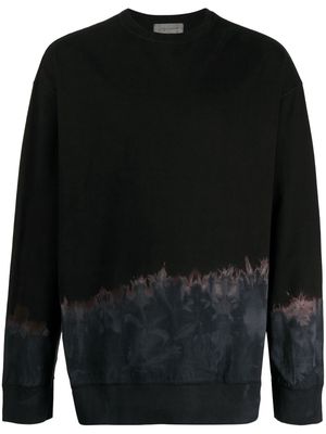 Yohji Yamamoto crew-neck long-sleeve sweatshirt - Black