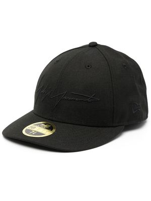 Yohji Yamamoto embroidered-logo baseball cap - Black