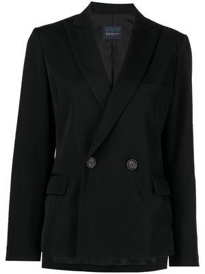 Yohji Yamamoto gabardine wool jacket - Black