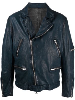 Yohji Yamamoto I-Double Riders leather jacket - Black
