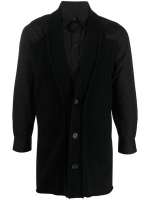 YOHJI YAMAMOTO knitted sleeveless vest - Black