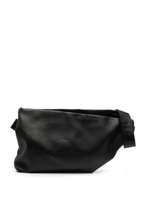 Yohji Yamamoto leather belt bag - Black