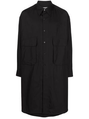 Yohji Yamamoto long-line high-low shirt - Black