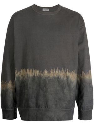 Yohji Yamamoto long-sleeve cotton sweatshirt - Grey