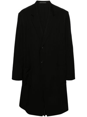 Yohji Yamamoto N-Single wool coat - Black
