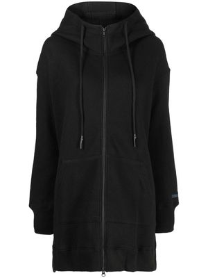 Yohji Yamamoto oversized drawstring hoodie - Black