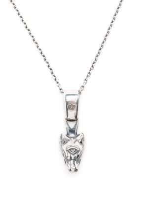 Yohji Yamamoto pendant chain-link necklace - Silver