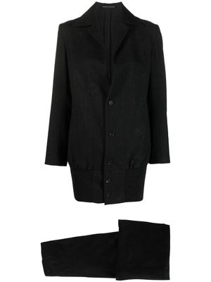 Yohji Yamamoto Pre-Owned 2000s pinstripe skirt suit - Grey