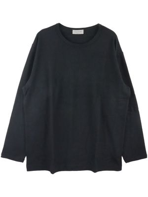 Yohji Yamamoto round-neck wool jumper - Black