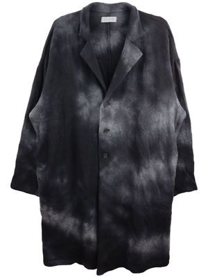 Yohji Yamamoto Seana herringbone wool coat - Brown