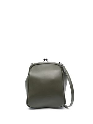 Yohji Yamamoto Semi Gloss leather crossbody bag - Green