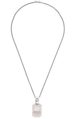 Yohji Yamamoto Silver Dog Tag Necklace