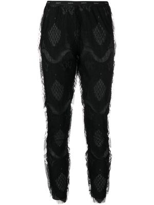 Yohji Yamamoto slim-fit trousers - Black