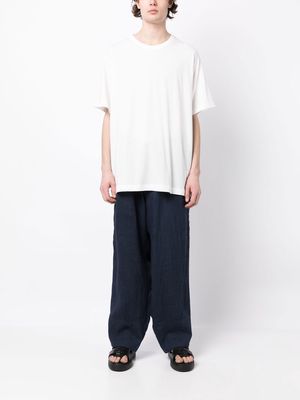 Yohji Yamamoto slouchy wide-leg trousers - Blue