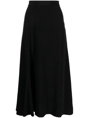 Yohji Yamamoto two-pocket A-Line skirt - Black