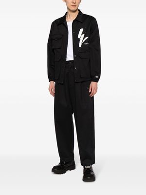 Yohji Yamamoto x New Era logo-print jacket - Black