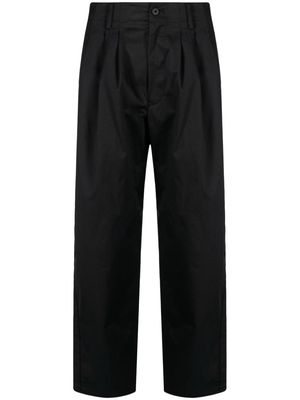 Yohji Yamamoto x New Era pleat-detail trousers - Black