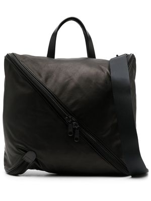 Yohji Yamamoto zip-detailed tote bag - Black