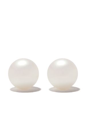 Yoko London 18kt white gold Classic Akoya pearl stud earrings - 7