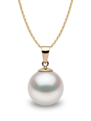 Yoko London 18kt yellow gold Classic 11mm South Sea pearl pendant necklace