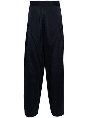 Yoshiokubo elasticated-waist drop-crotch trousers - Blue