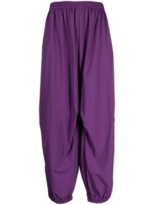 Yoshiokubo elasticated-waistband jogger pants - Purple