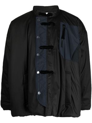 Yoshiokubo Kung Fu padded-design jacket - Black