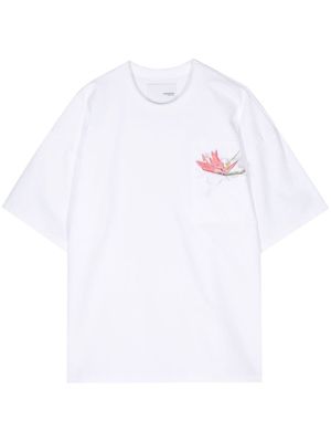 Yoshiokubo Laser Flower T-shirt - White