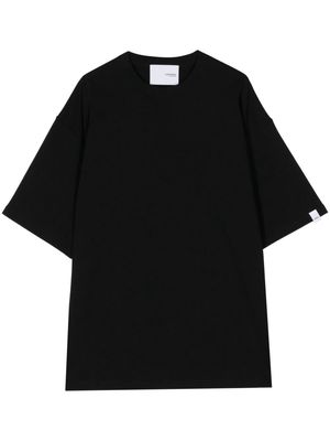 Yoshiokubo Shark cotton T-shirt - Black