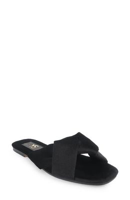 Yosi Samra Nancy Velvet Slide in Black