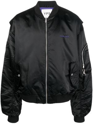 YOUNG POETS Axl zip-up bomber jacket - Black