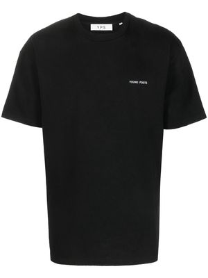 YOUNG POETS Freedom Nik dove-stitching T-shirt - Black