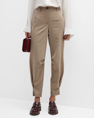 Young Straight Button-Cuff Pants
