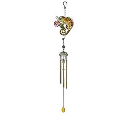 Young's Inc 34.75" Lizard Wind Chime