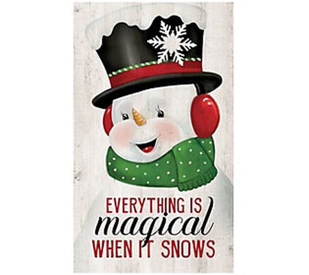 Youngs Inc. Magical Snowman Wall Decor