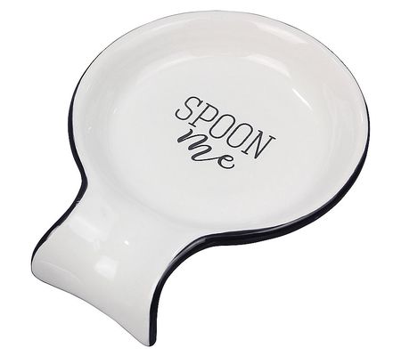 Young's Inc. Spoon Me Ceramic Spoon Rest