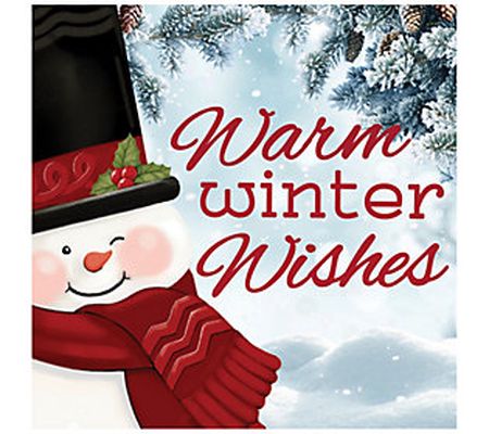 Youngs Inc. Warm Winter Wishes Wall Decor