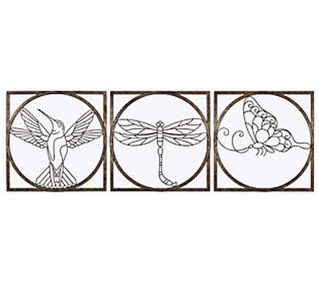 Young's Metal Wall Decor, Set of 3