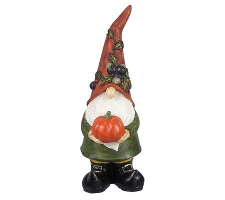 Young's Polyresin Harvest Gnomes, Set of 2