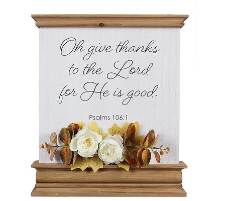 Young's Wood Autumn Large Tabletop Sign, Set of 2