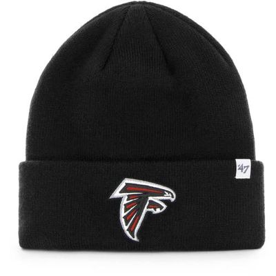 Youth '47 Black Atlanta Falcons Basic Cuffed Knit Hat